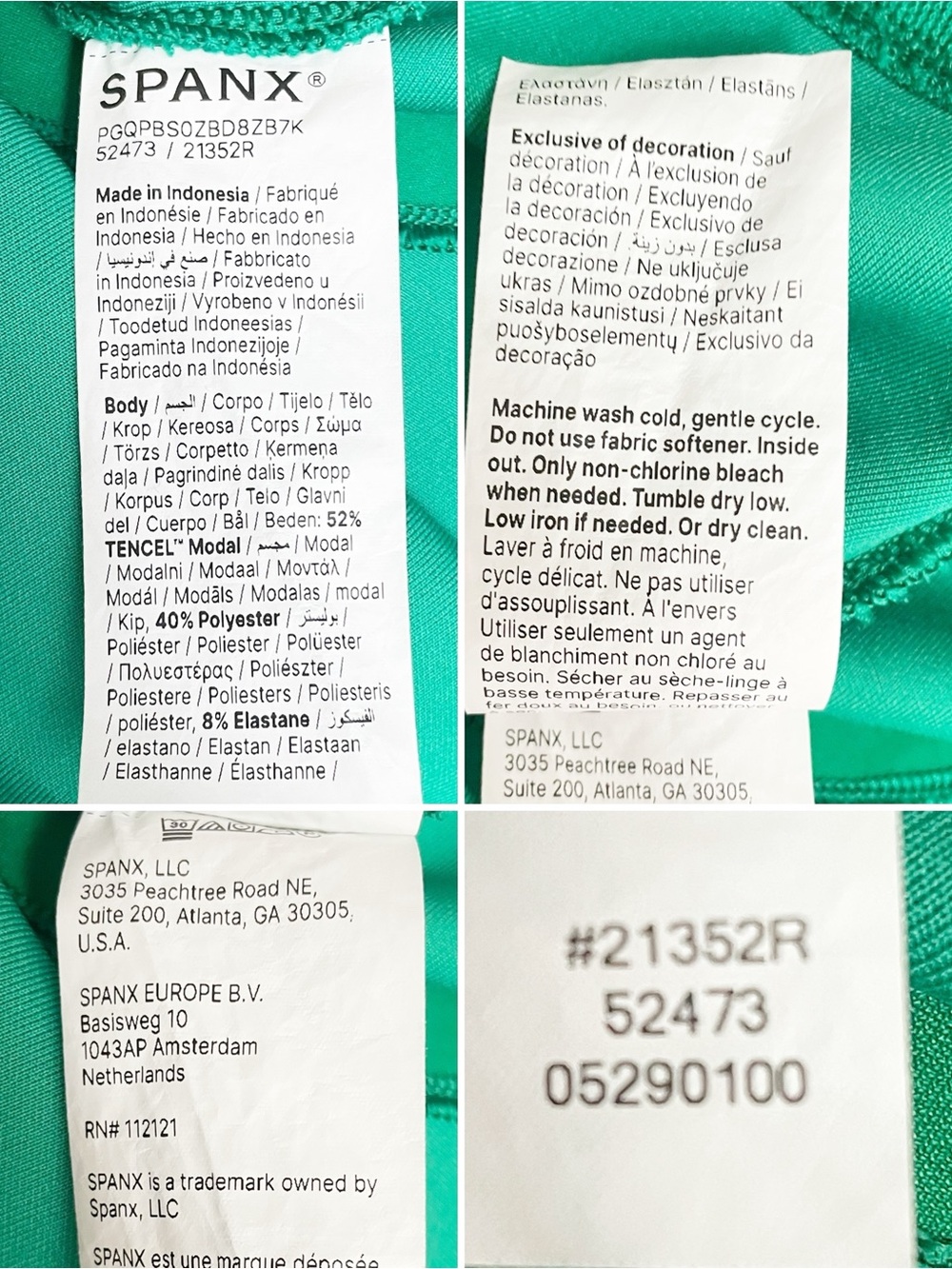 SPANX AirPique Polo Tank Dress L Field Green Sleeveless Athletic Mini Pockets - Picture 10 of 11